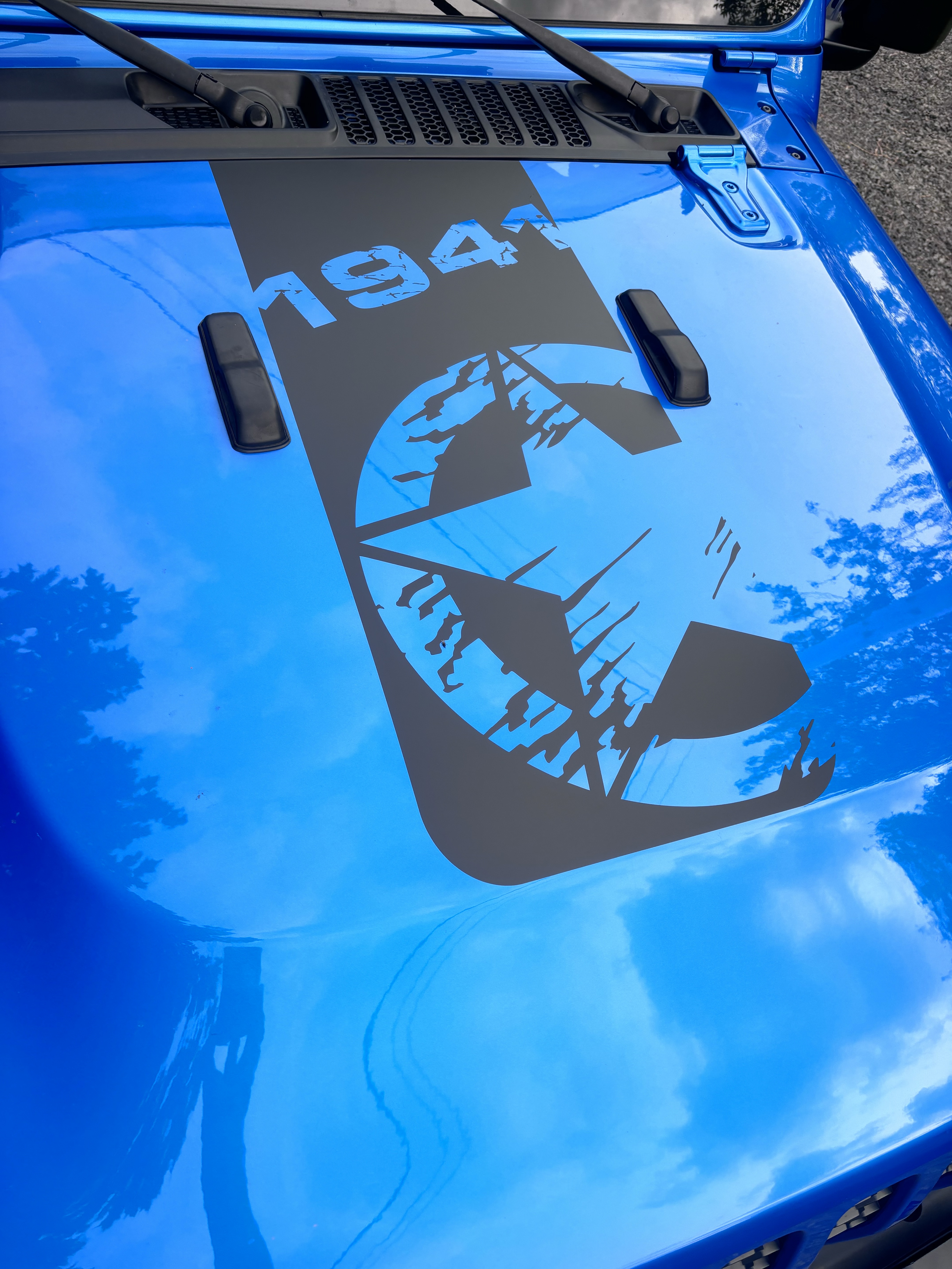 Jeep Gladiator 1941 hood decal