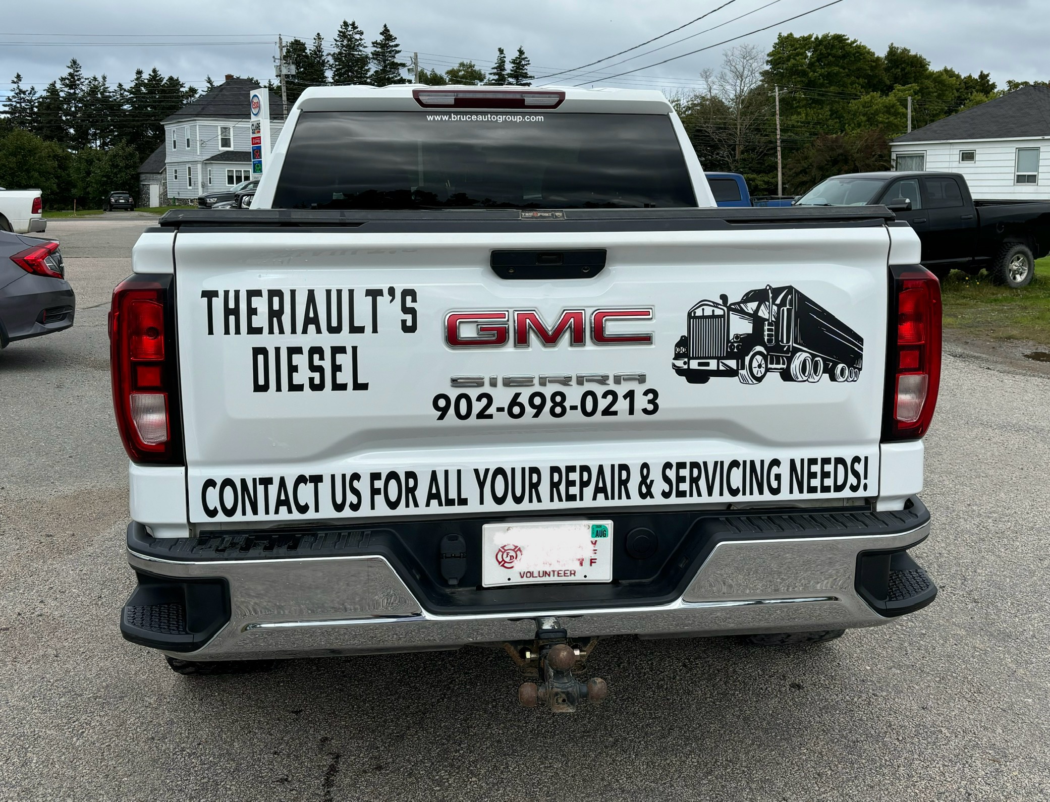 Theriault's Diesel tailgate graphics