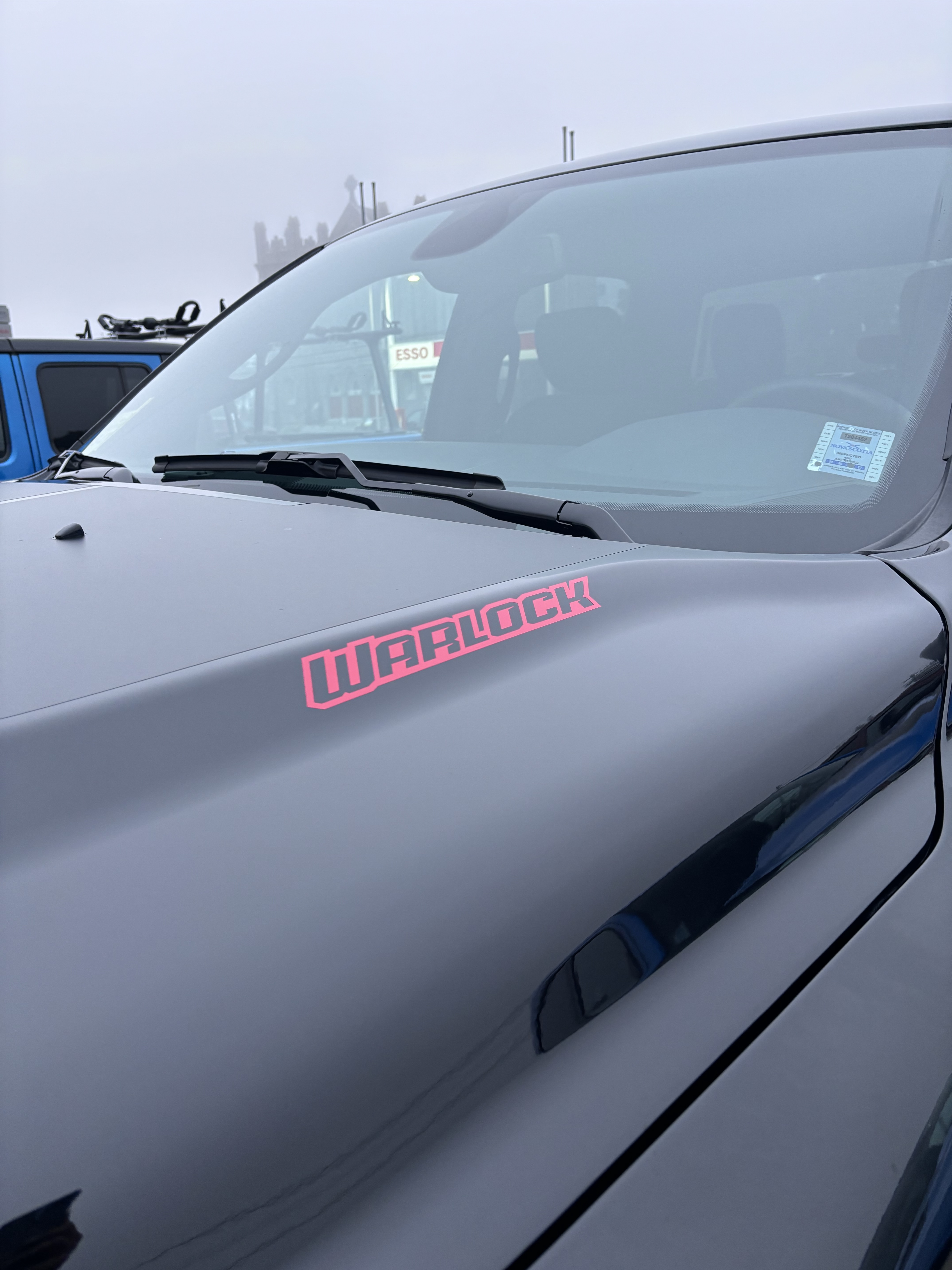 RAM Warlock pink hood decal